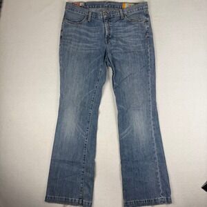 Gap 1969 Long and Lean Jeans Light Wash Stretch Flare Denim Boot Cut 10L